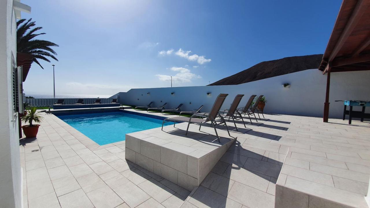 Stunning Sea View Villa With 6 Bedrooms & Heated Pool - Villa Renaissance Playa Blanca Dış mekan fotoğraf